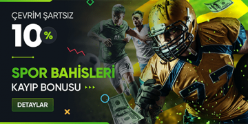Tipobet Spor Bahislerinde %10 Çevrim Şartsız Kayıp Bonusu tipobet-spor-kayip-bonusu