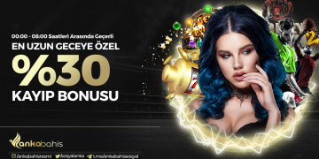 Ankabahis En Uzun Geceye Özel 30% Kayıp Bonusu ankabahis-geceye-ozel-kayip-bonusu