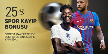 Ankabahis 25% Spor Kayıp Bonusu ankabahis-spor-kayip-bonusu