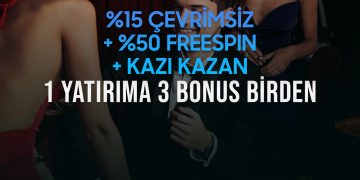 Bahsinadı 15% Çevrimsiz + 50% Freespin Bonusu bahsinadi-cevrimsiz-freespin-bonusu