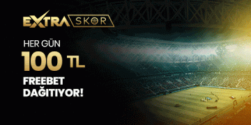 Extrabet Her Gün 100 TL Freebet extrabet-hergun-freebet