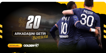 Golden90 %20 Arkadaşını Getir Bonusu golden90-arkadas