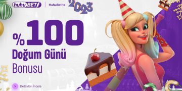 Huhubet %100 Doğum Günü Bonusu! huhubet-dogum-gunu